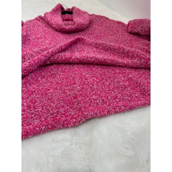 NWD New with Defect Free People Bff Cowl Neck Sweater, Size M - Pink MSRP $98 - Picture 12 of 14